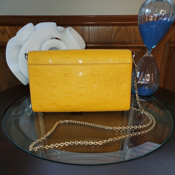 MCM Yellow Crossbody Bag - Picture 6 of 8